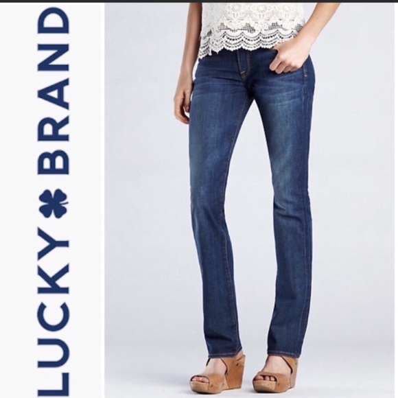 lucky brand straight leg jeans